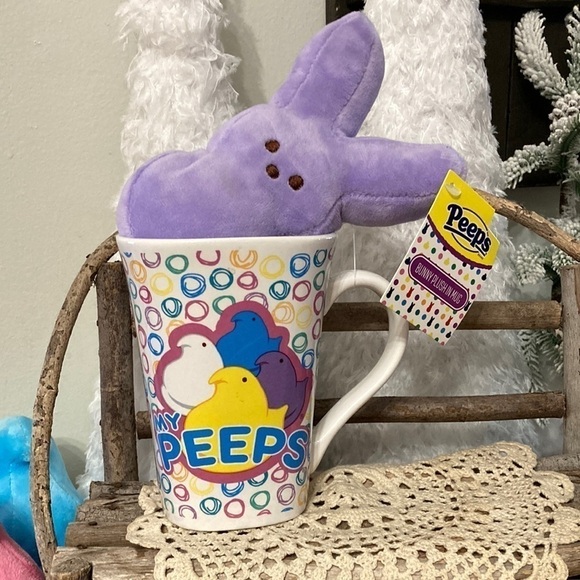 PEEPS MY PEEPS PURPLE BUNNY PLUSH AND MUG - Picture 1 of 9